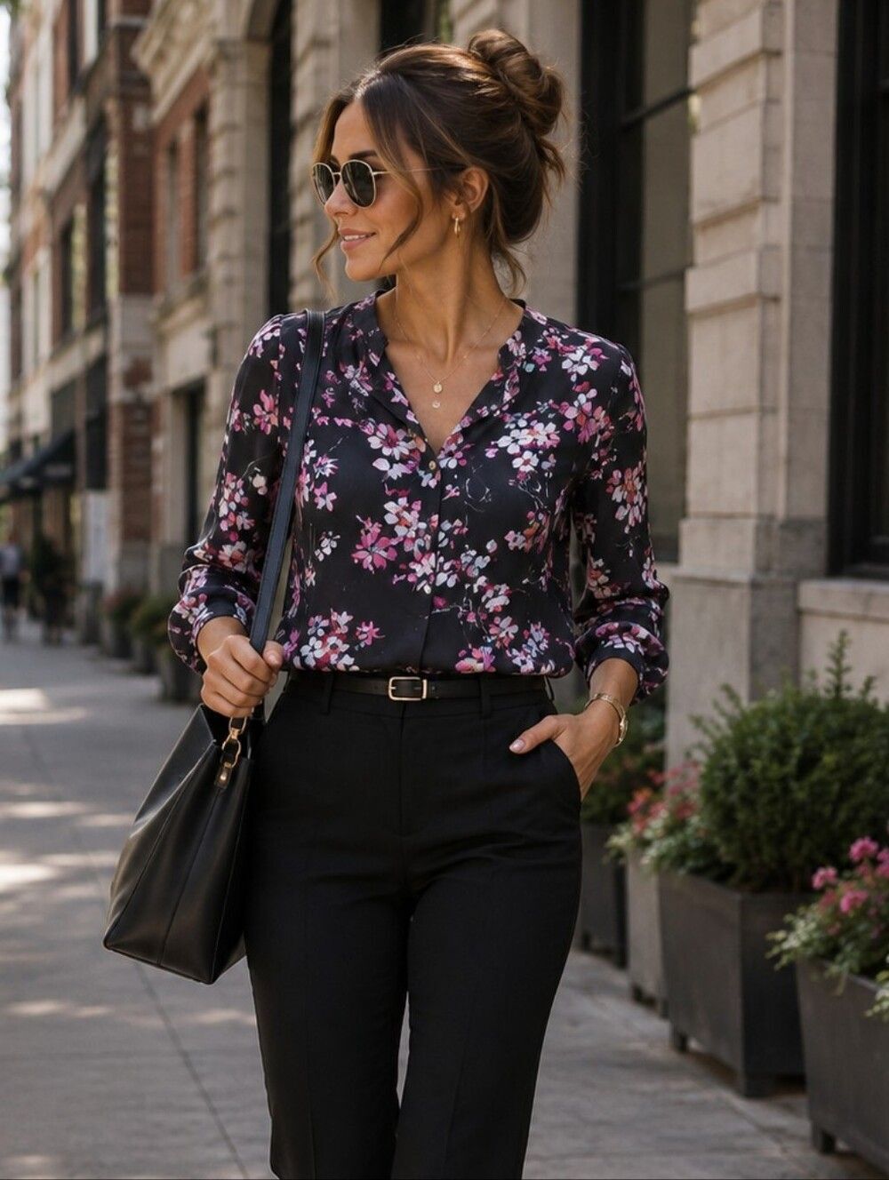Express Floral Blouse